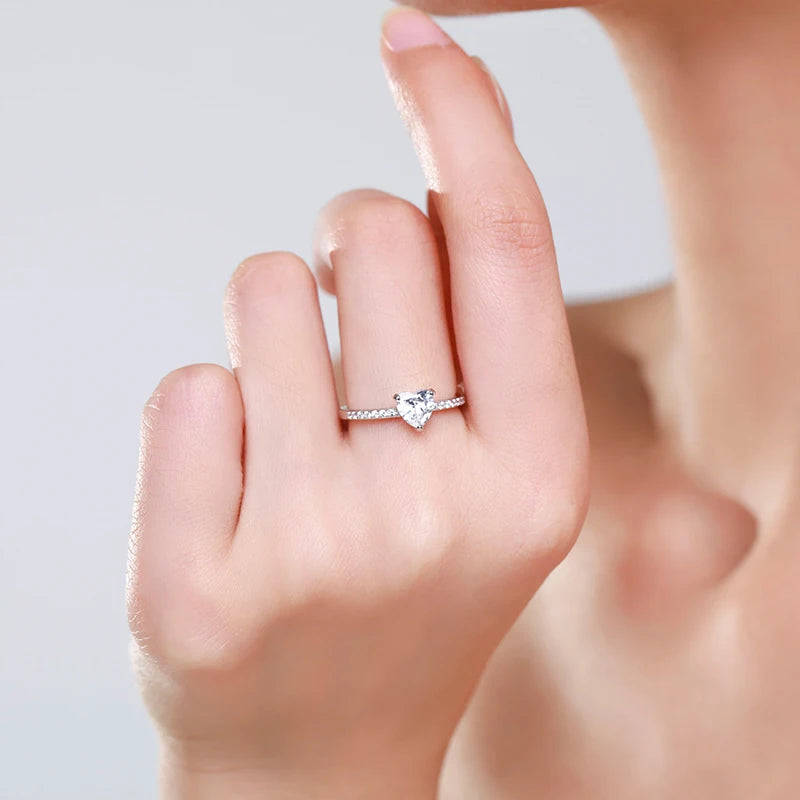 Bague Cœur Zircone Liora®