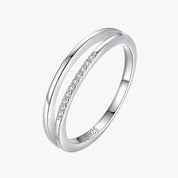Bague Dorée Zircone en Argent 925 Liora®