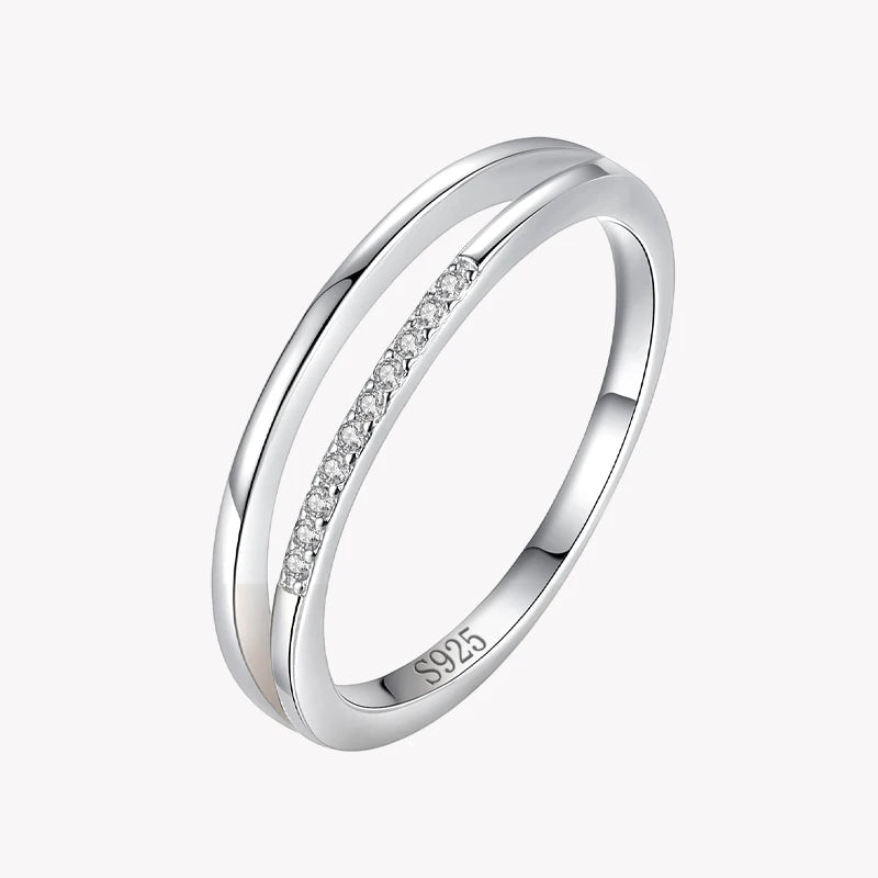 Bague Dorée Zircone en Argent 925 Liora®