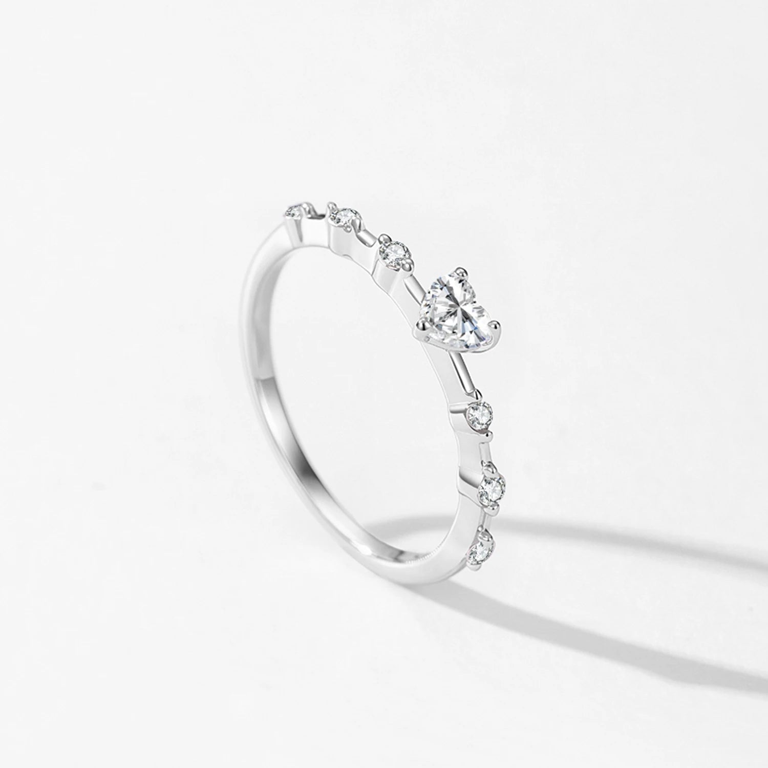 Bague Cœur Zircone en Argent 925 Liora®