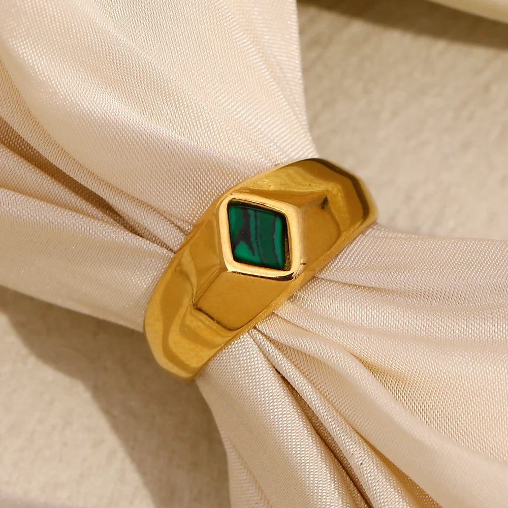 Bague Minimaliste Plaqué Or 18K