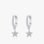 Boucles d’Oreilles Étoile Zircone en Argent 925 Liora®