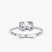 Bague de Fiançailles Zircone en Argent 925 Liora®