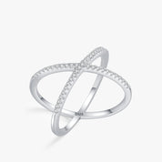 Bague Croisée Zircone Liora®