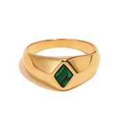 Bague Minimaliste Plaqué Or 18K