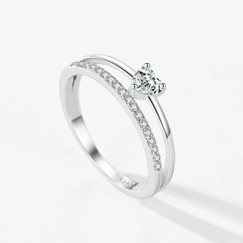 Bague Cœur Zircone Liora®