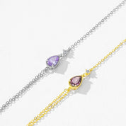 Bracelet Zircone Lavande en Argent 925 Liora®