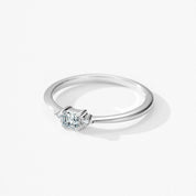 Bague Carrée Zircone en Argent 925 Liora®