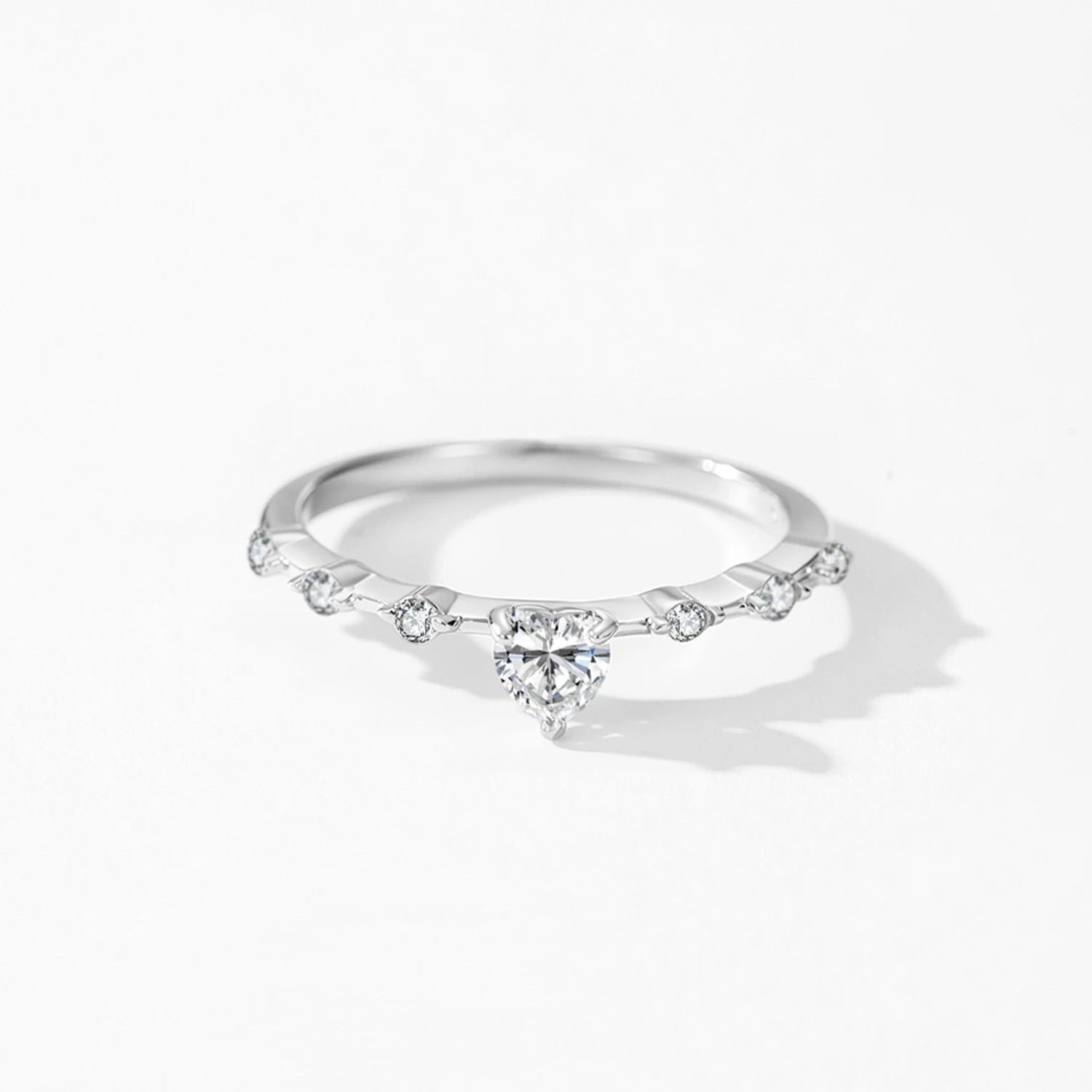 Bague Cœur Zircone en Argent 925 Liora®