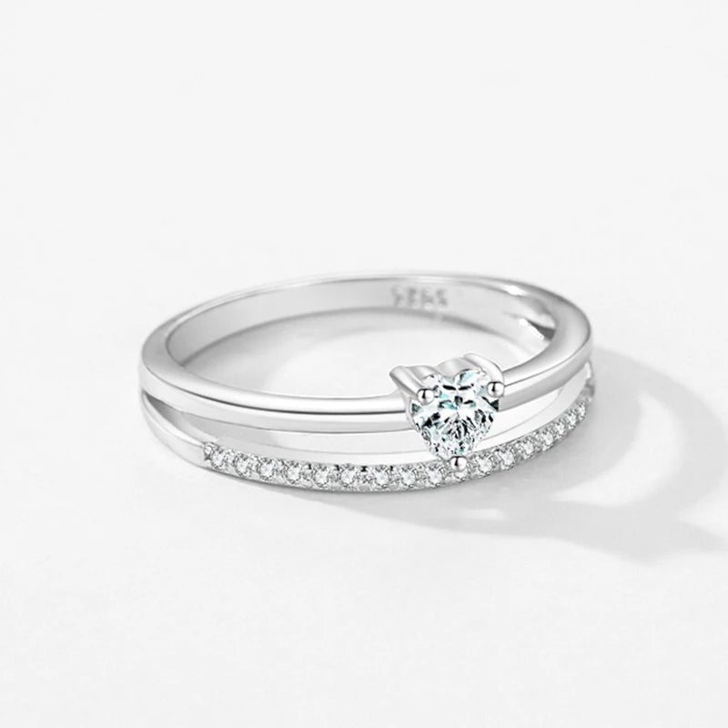 Bague Cœur Zircone Liora®