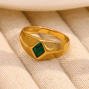 Bague Minimaliste Plaqué Or 18K