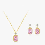 Parure 925 Argent & Zircon Rose Liora®